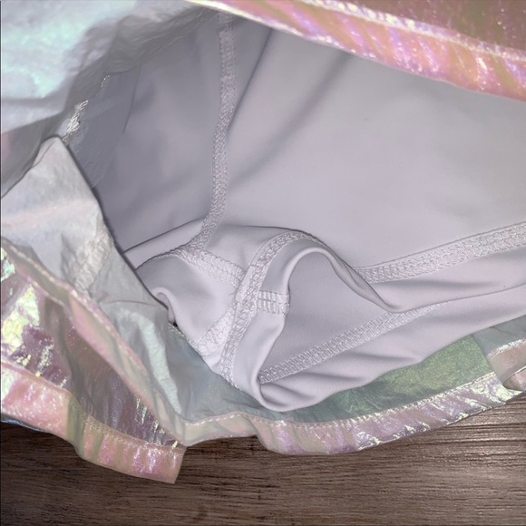 ALALA Etoile Iridescent Opal High Rise Running Athletic Shorts NEW Small - Picture 5 of 7